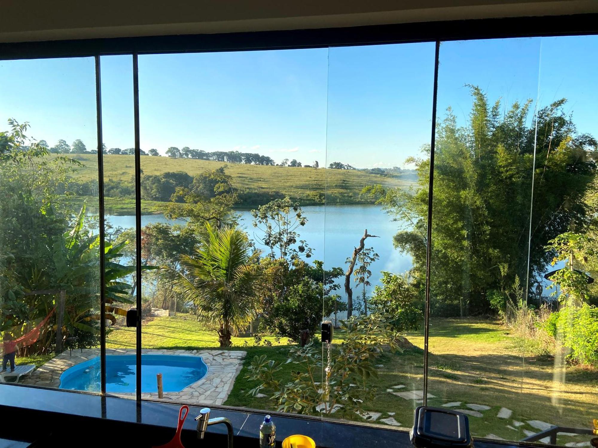 Casa Com Piscina Fundo Pra Represa E Ar Condicionado Casinhabrancadevaranda Ijaci Exterior photo