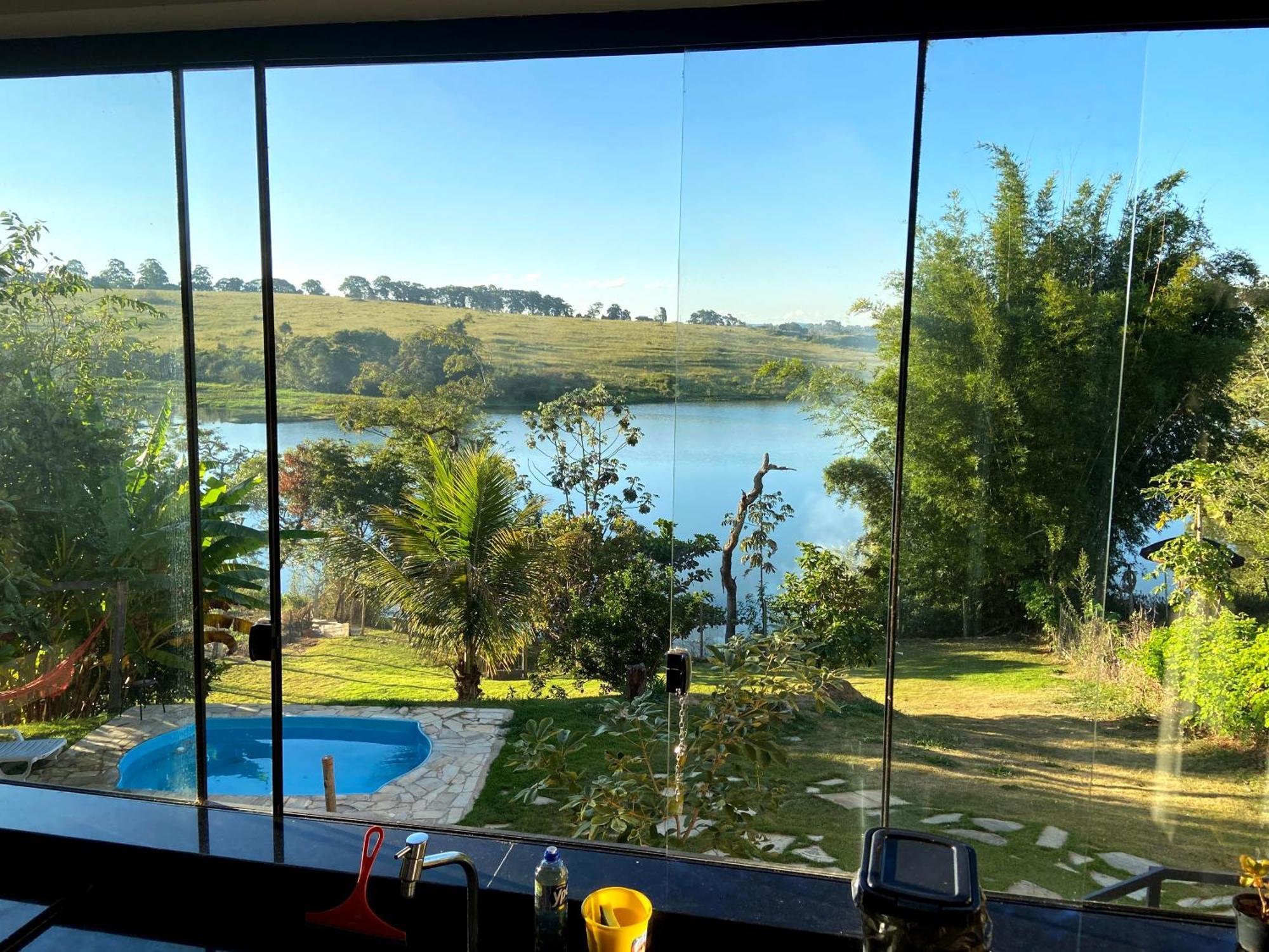 Casa Com Piscina Fundo Pra Represa E Ar Condicionado Casinhabrancadevaranda Ijaci Exterior photo