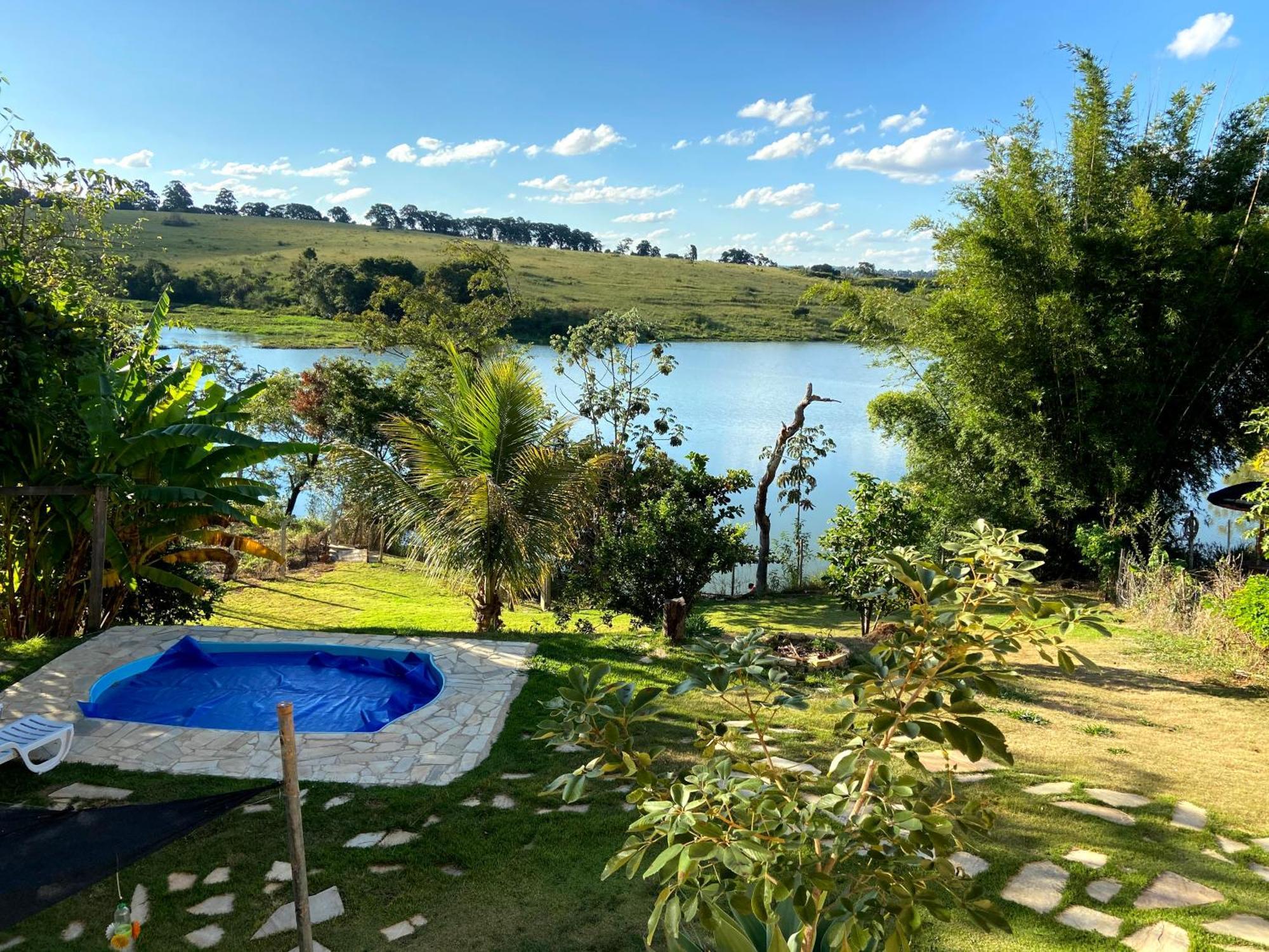 Casa Com Piscina Fundo Pra Represa E Ar Condicionado Casinhabrancadevaranda Ijaci Exterior photo